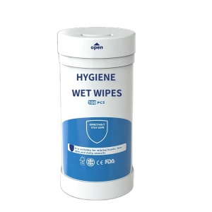 Soft nonwoven disposable tissue canisters hygiene care wet wipes