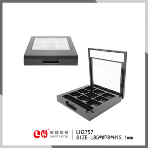 Ultrasonic cap square Eye shadow cases packaging