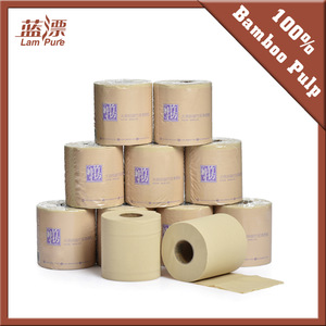 Unbleached Natural Tissue Paper Silk Soft Toilet Tissue