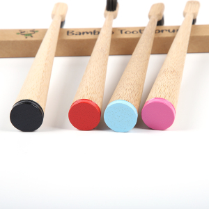 Wholesale bpa free custom eco friendly organic charcoal infused bamboo toothbrush