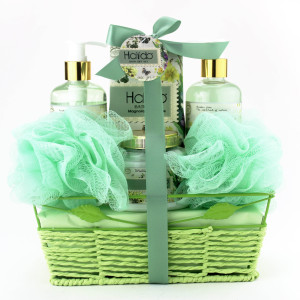 Wholesale Magnolia & Tuberose label moisturize body care spa beautiful bath and body gift set OEM