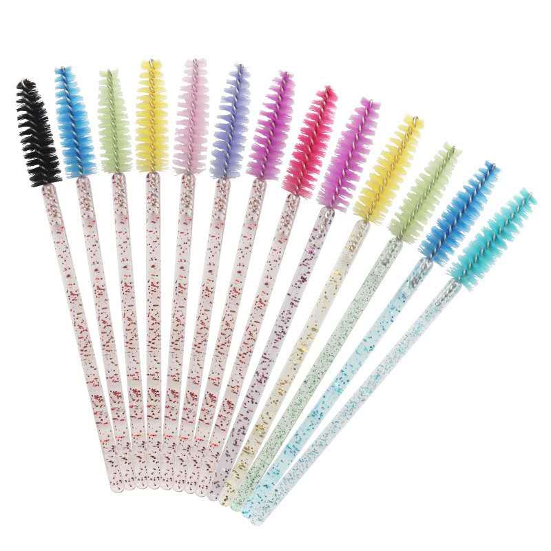 Sain Disposable Crystal Makeup Brushes / Glitter Mascara Brush / Lash Wands