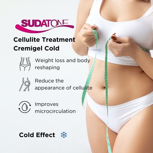 Sudatone Cellilite Treatment Criogel Cream | Cold Effect | Anti-Cellulite Body Reshaping | Reduce Cellulite | Weight Loss