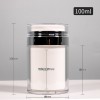 Customized 50ML Refillable Vacuum Cream Jar Large Capacity Cosmetic Acrylic Squeeze Bottle