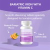Iron + Vitamin C Fast-Melting Tablets, Specially Formulated for Bariatric Patients, Natural Orange Flavor, 90 Count, Dietary Supplement | OEM Custom Available