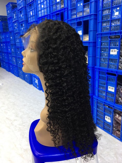 Luxury water wave unit.  13x4 human hair