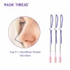 Korea sterile v line absorbable face twist barbed pdo nose lift thread mono screw tornado cog pdo thread