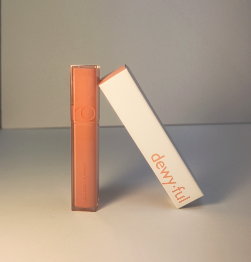 [Rom&nd DEWY FUL WATER TINT 01 IN CORAL]Korean Beauty Korean makeup Korean Cosmetics Cruelty-Free Lip Tint Dewy Sheer Glossy