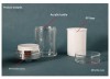 Customized 50ML Refillable Vacuum Cream Jar Large Capacity Cosmetic Acrylic Squeeze Bottle