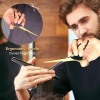 Custom Made Professional Barber Scissors & Thinning Shears - 6.7" Stainless Steel for Home Salon