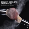10Pcs Premium Black Makeup Brush Set Private Label Ergonomic Handle Cosmetic Powder Foundation Eyeshadow Brushes with Leather Case Wholesale