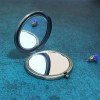 70MM Luxury Pocket Zinc Alloy 3D Relief Folding Makeup Mirror