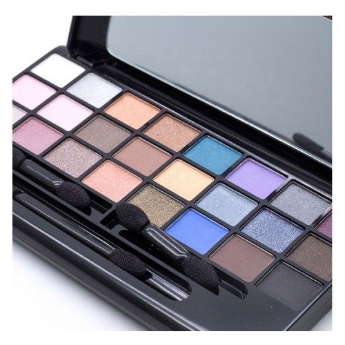 2021Custom OEM private label makeup waterproof brand colorful eyeshadow palette with brush