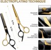 Custom Made Professional Barber Scissors & Thinning Shears - 6.7" Stainless Steel for Home Salon