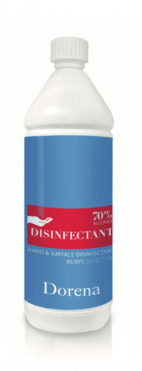 Desinfectant 1L bottle with cap 70% alcohol
