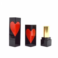 100% Wholesale Price Empty Lipstick Tube Black Magnetic Lipstick Bottle Customizable Logo Lipstick Tube