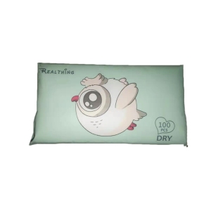 100% cotton biodegradable organic baby dry wipes for baby care