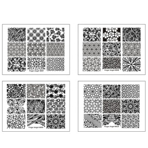 20Pcs/Set Stamping Template New Designs Manicure DIY Nail Products Nail Stamping Plate