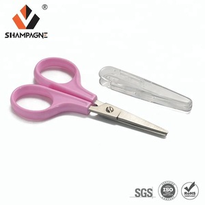 4 Inch Small Stainless Steel Safety Craft Scissor with Cover