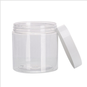  supplier 400ml large container cosmetic jar with white lid