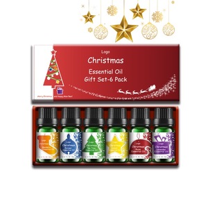 Amazon Hot Selling Factory Best Aromatherapy Top 6 Essential Oils 100% Pure & Therapeutic grade Basic Sampler Gift Set