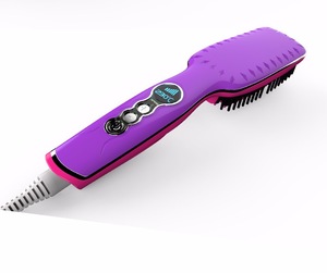 Beauty hair care tool most reasonable price private label flat iron hair straightener with teeth