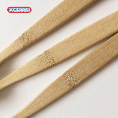 Biodegradable Round Handle Baby Bamboo Toothbrush with FDA Certificate