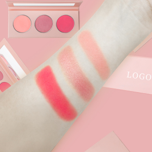 Cosmetic Pressed Powder Blusher Makeup blushing No Logo Blush DIY High Pigment Organic Private Label Blush Palette