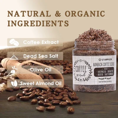 Customizable Private Label Shower Glove and Scrub Set Salt Niacinamide Vegan Exfoliating Coffee Body Scrub