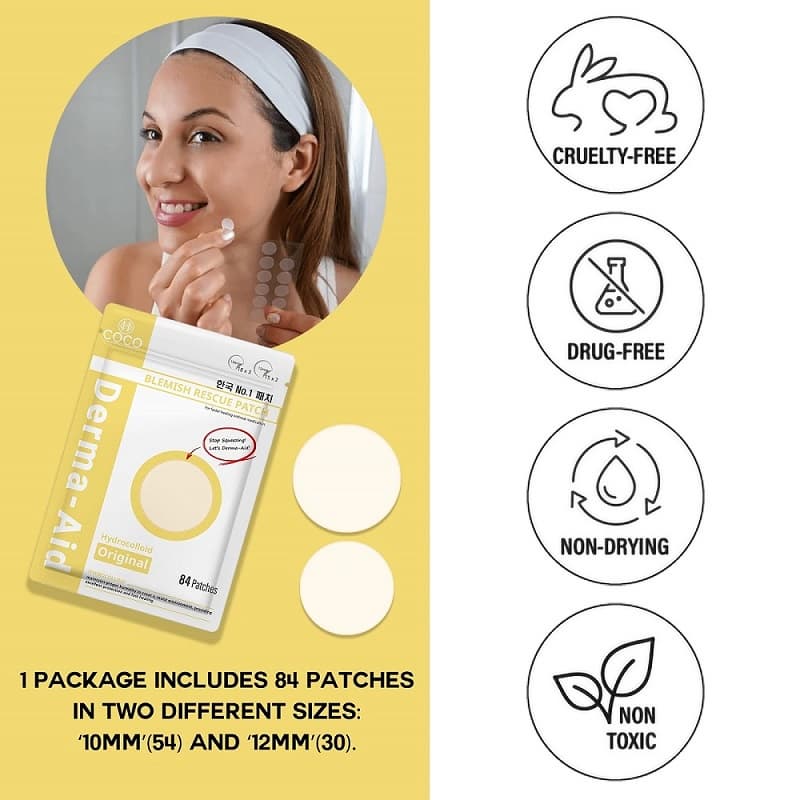 Derma Aid_Original_hydrocolloid acne patch under private label service