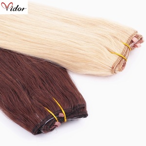 Double Drawn Brazilian Remy Halo Human Hair Extension