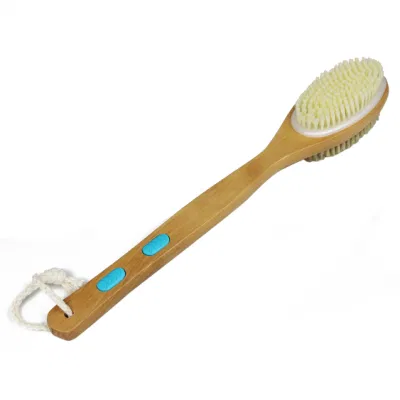 Double Sides Bath Brush Long Handle Bath Brushes Skin Scrub Exfoliating Scrubber Back Shower Body Bath Brush