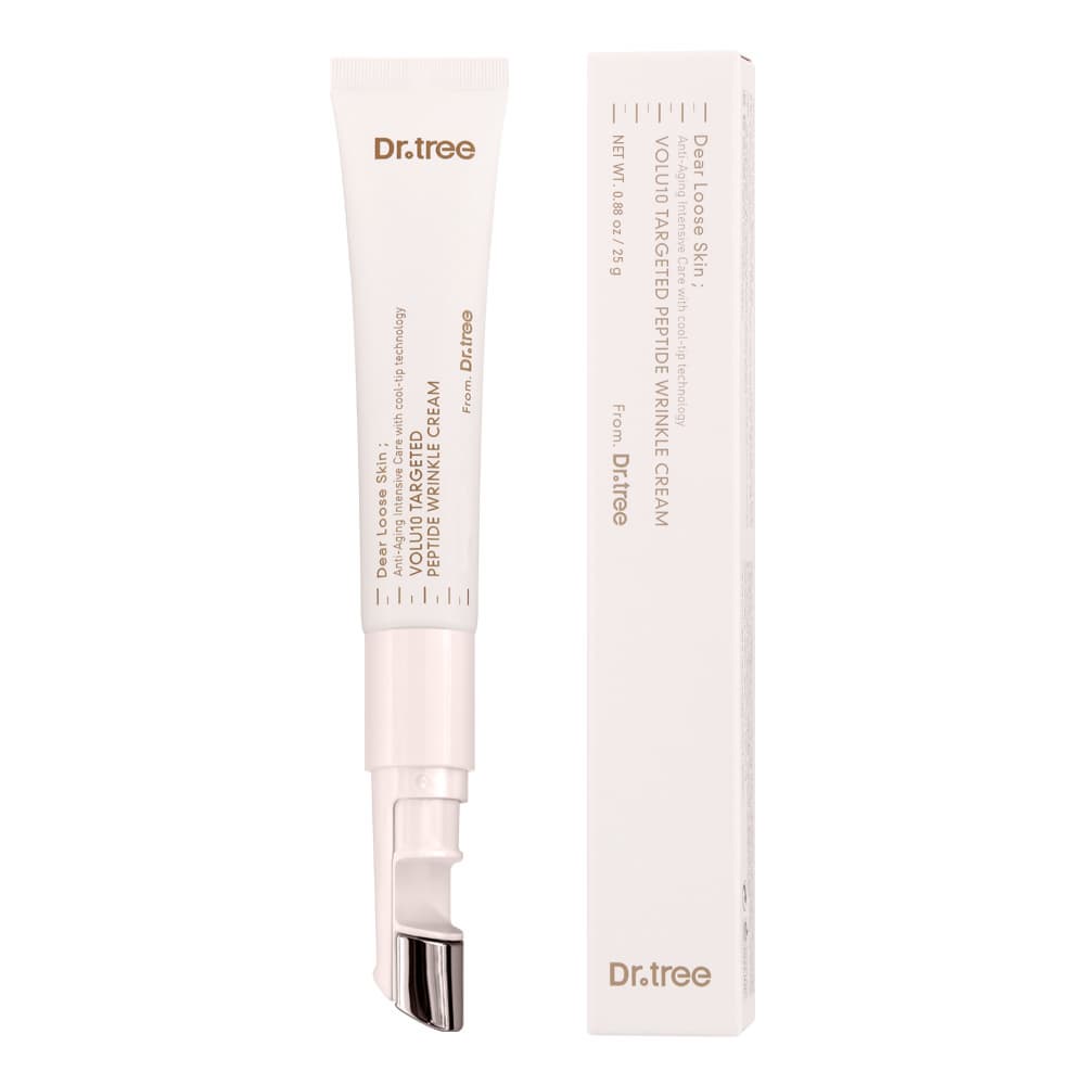 DR.TREE VOLU 10 TARGETED PEPTIDE WRINKLE CREAM NET WT. 0.88 oz / 25g