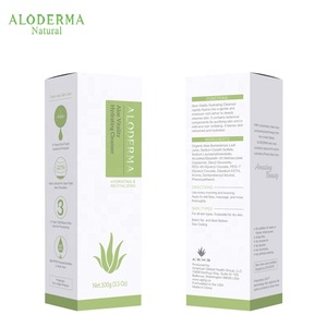 ECOCERT-Nature Aloe Skincare, Pure Aloe Hydrating Facial Cleanser 100g, whitening and moisturizing face cleanser