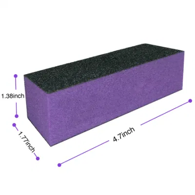 Fast Shipping 500PCS/Case 3 Sides 80/80/100 Nail Buffer Block Sanding Block for SPA Nail Care