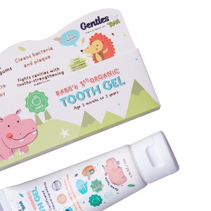 Fluoride Free Organic Toothpaste Gel for Kid age 3 months-3 years