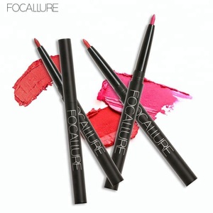 Focallure High Quality Daily Use Smoothly Matte Multi-Colored Plastic Material Lip Pencil Liner