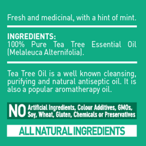 GMP Certified Facilities All Natural Tea Tree Oil Aromatherapy Essential Oil Acne