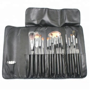 high quality organic big makeup brush set natural hair brand oval brushes makeup