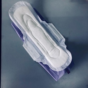 hot china products whole sale fan-shape with wings sanitary napkin for night use