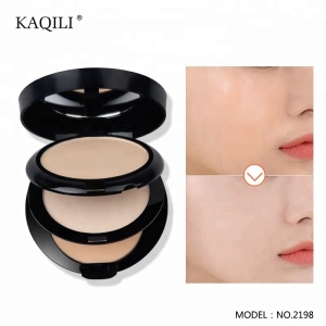 Kaqili brand custom private label high  quality com-pact powder oem face makeup pressed powder