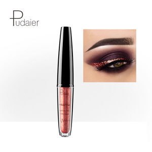 Liquid Glitter Eyeliner Maquiagem Profissional Metallic Silver Waterproof Shimmer Eyeliner for Eyeshadow Eyes Makeup