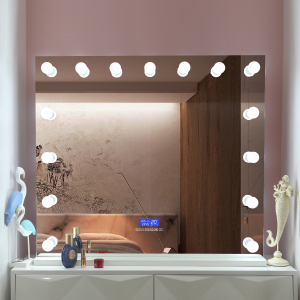 Luxury Hollywood Mirror Vanity Lighted Table Hollywood Makeup Mirrors with speaker