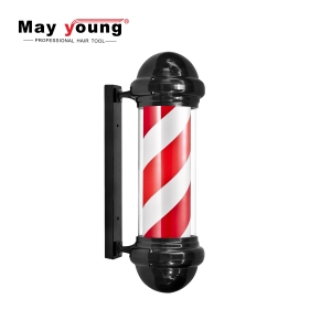 M311 Magic hair salon equipment barber pole decorative rotating barber shop lamp