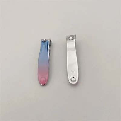 Nails Suppliers Salon Big Toe Nail Clippers Cutter with Gradient Painting Handle