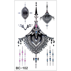 New Fashion Waterproof Magic Body Adhesive Temporary Tattoo Sticker