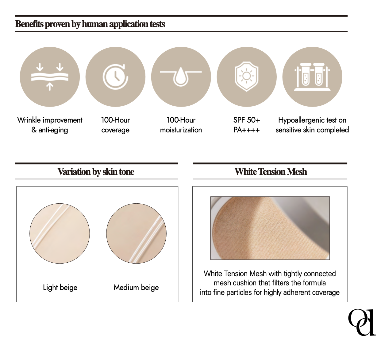 [ODEAR] Endermic EGF Signature Cushion