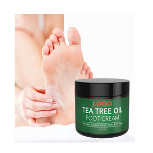 OEM Manufacturer Anti-fungal Repairing skin Moisturizing Tea Tree Oil Foot Cream Foot Care