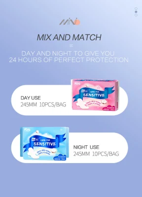 OEM Service Maternity Female Ultra Thin Cotton Sanitary Napkin Sanitary Pad with Negative Ion High Quality and Low Price Stylepopular