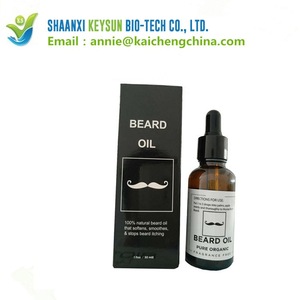 OEM support 2018 Organic Beard Oil 100% Pure & Natural Unscented Best for Groomed Beard Growth and Skin